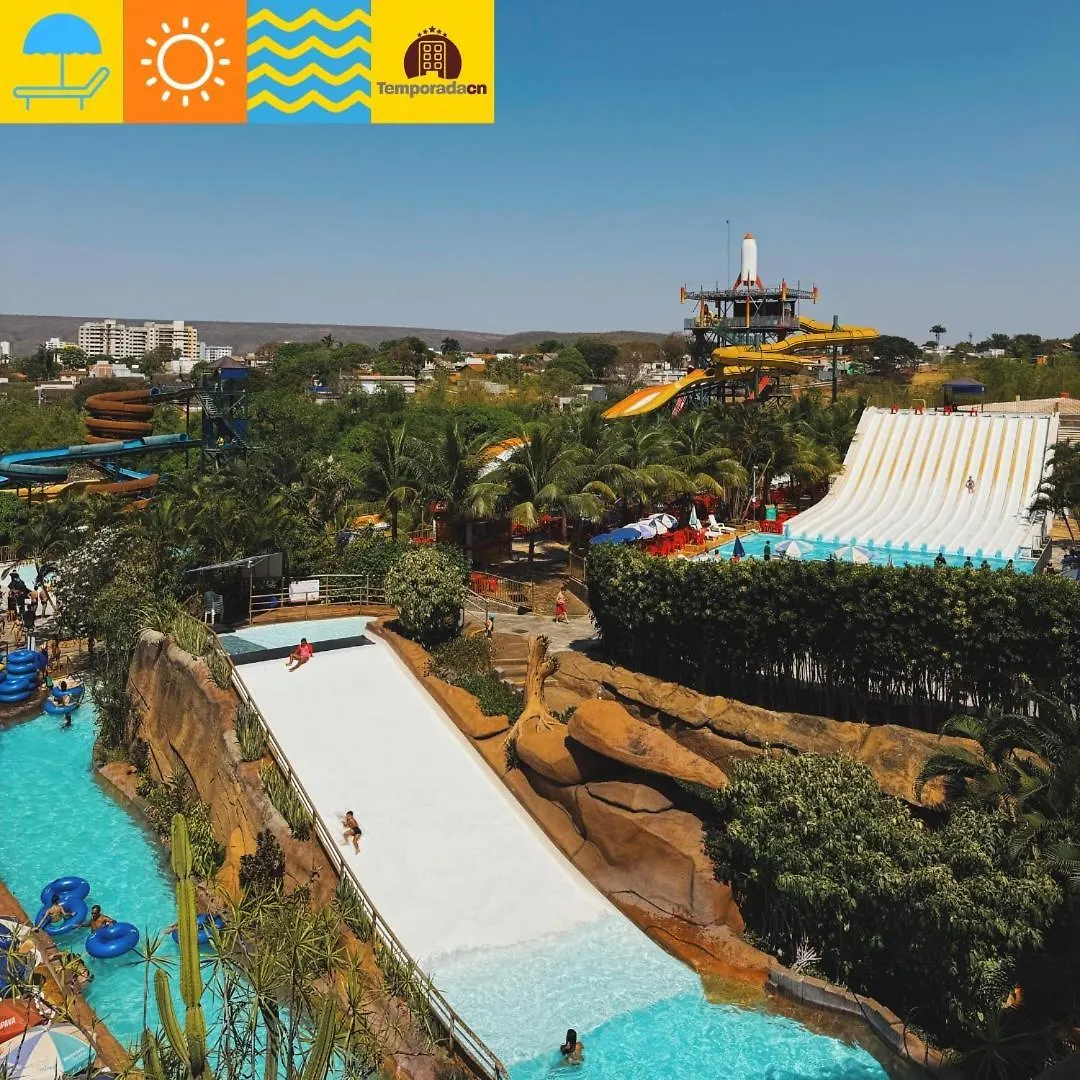 Aparthotel Piazza Com Acesso Ao Acqua Park - Temporadacn Caldas Novas