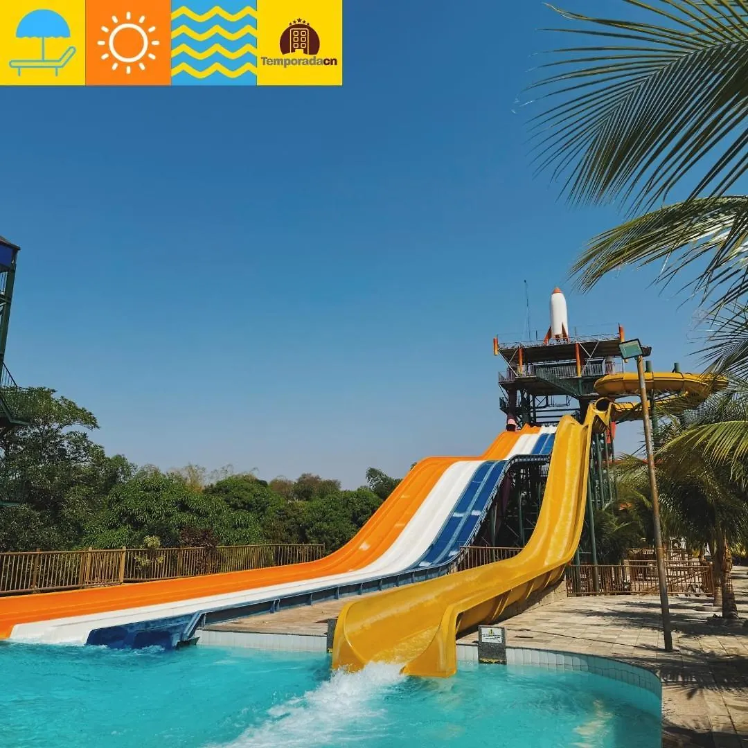 Aparthotel Piazza Com Acesso Ao Acqua Park - Temporadacn Caldas Novas Brasil