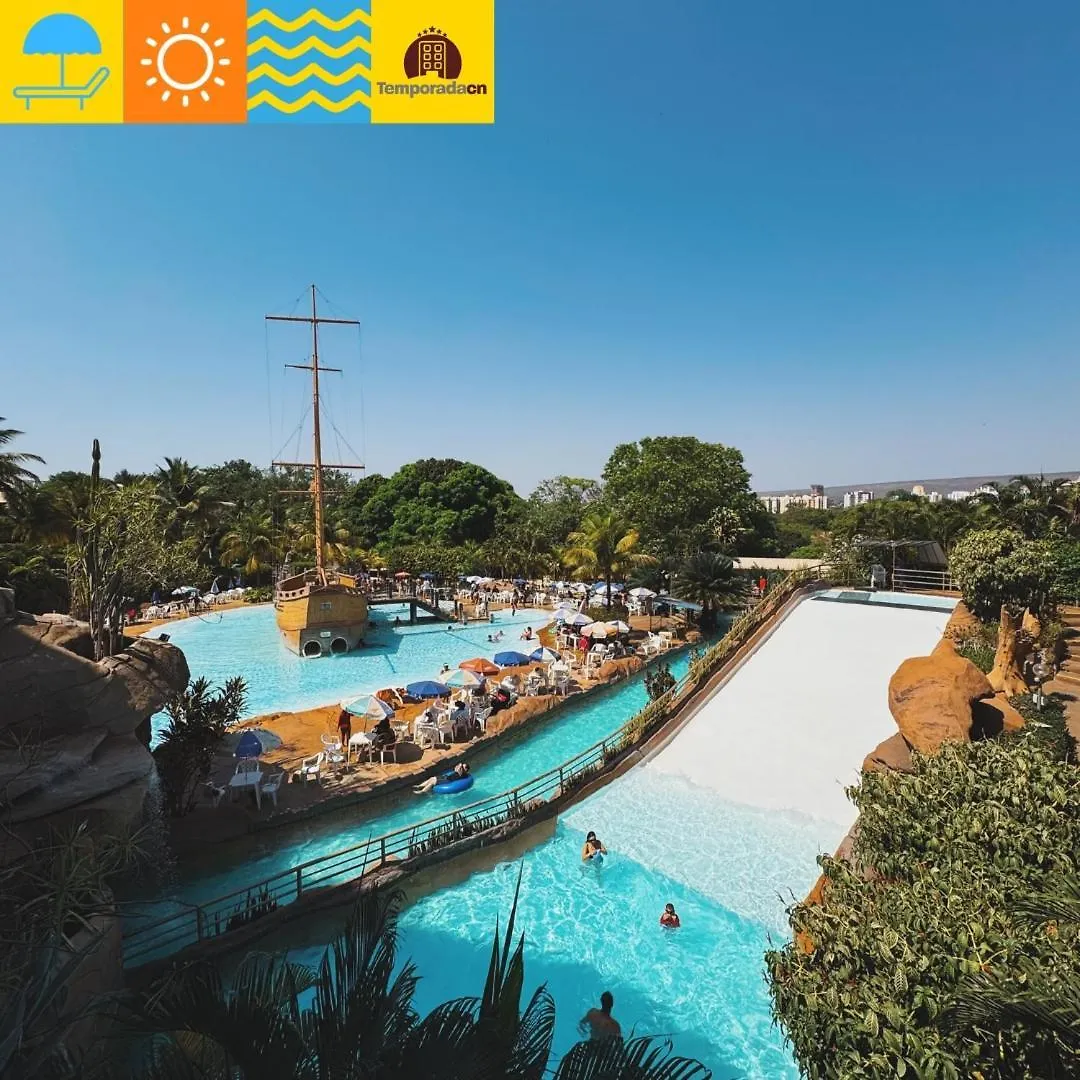 Aparthotel Piazza Com Acesso Ao Acqua Park - Temporadacn Caldas Novas